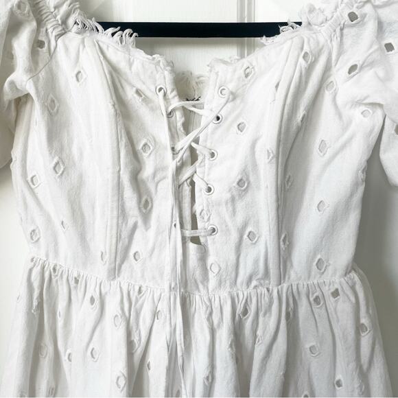 house of harlow x REVOLVE Frans Dress in white mini small - Picture 8 of 8